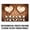2 Hearts, variant on 2D Flat Personalized Wooden Heart Canvas Print Plaque | Custom Family Names & "My Greatest Blessings Call Me MOM" Quote - Handmade Oil Painting on Wrapped Canvas with Wood Frame | Mother's Day Gift