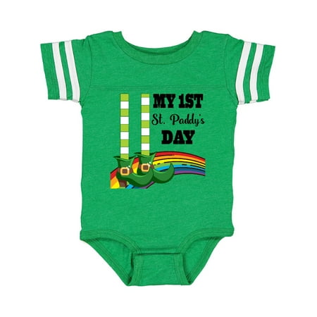 

Inktastic 1st St Paddys Day Irish St Patricks Gift Baby Boy or Baby Girl Bodysuit