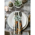 thumbnail image 3 of nqOlkjepod Watercolor Forest Orange Leaves Cloth Napkins Set of 4 Reusable Dinner Napkins, Fall Tree Trunk Cocktail Napkin Washable Table Napkins for Wedding/Holiday Party/Baby Shower 20"x20", 3 of 8