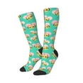thumbnail image 2 of Balery Avocado Lovers Printed Novelty Socks Men's Women's Crew Socks Sports Socks Knee High Socks Cotton Socks Quirky and Cool Socks, 2 of 9