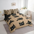 thumbnail image 3 of Homewish Boys Girls Black Cats Bedding Comforter Set 7-Piece,Cartoon Animal King Bedding Sets,Kawaii Pet Ultra Soft Bed Sheets,Super Cozy Room Decor,Reversible, 3 of 8