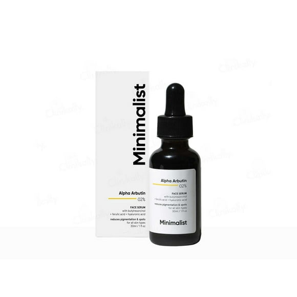 Minimalist 2% Alpha Arbutin Face Serum, 30ml Each (Pack of 2)