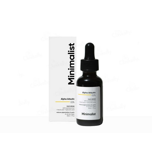 Minimalist Sérum Visage à l'Alpha-arbutine 2 %, 30 ml Chacun (Lot de 2)