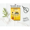 thumbnail image 3 of Darling Souvenir Yellow Birthday Invitation Card 28 Pcs Fill or Write In Blank Invites Printable Party Supplies 5 x 7 Inches, 3 of 5