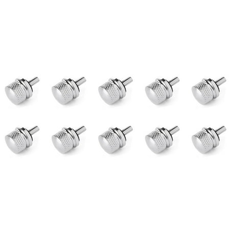 

10X Chrome Billet Aluminum Bolt Screw Cap for