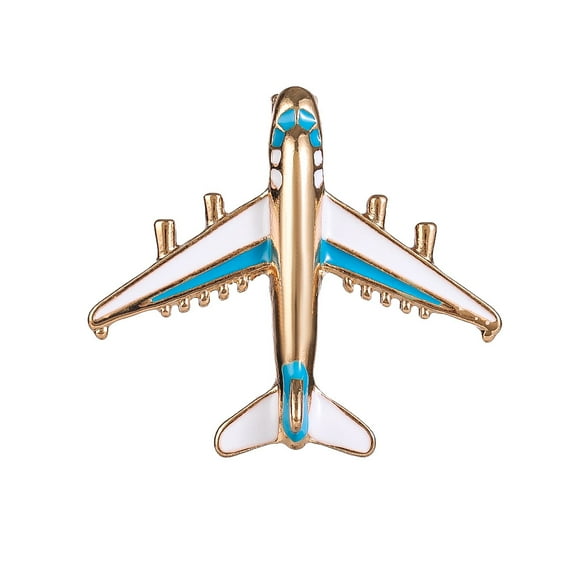 MRLESS Small Airplane Brooch Pin, Plane Lapel Pins Collar Badge for Backpack, Shirt, Bag Accessories