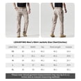 thumbnail image 7 of LEDUNTINO Men's Casual Cargo Pants, Workout Joggers, Relaxed Fit Stretch, Hiking Pants with Multi Pockets, Quick-Drying, 7 of 7