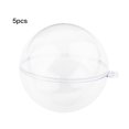 thumbnail image 1 of Christmas Tree Decoration,5pcs Christmas Tree Balls Clear Christmas Ball Clear Christmas Tree Ball Highly Versatile, 1 of 8