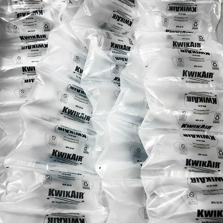 342 Count 4x8 Air Pillows 40 Gallon 6.6 Cubic feet HDPE For Speed Air Void Fill Cushioning Shipping Packing Package Peanuts Defender KwikAir