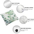 thumbnail image 4 of Awypu Sage Green Pillow Covers Eucalyptus Branches Floral Watercolor Decorative Green Leaf Print Throw Pillow for Home Sofa Seafoam Blue Green Gray Square Cushion Pillowscase, Set of 2, 4 of 6