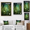 thumbnail image 4 of Designart "Verdant Abundance Ferns Plant wall decor III" Floral & Botanical Canvas Print, 4 of 5
