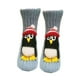 thumbnail image 5 of Calcetines de animales, regalos de año , antideslizantes, novedosos, calcetines gruesos de tubo medio para dormitorio Pingüino azul claro, 5 of 9