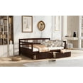 thumbnail image 4 of ARCTICSCORPION Full Daybed with Storage, Expresso, 4 of 7
