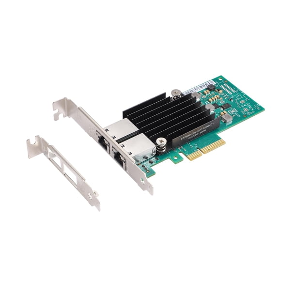 Tarjeta de red XikeStor PCIe de 10 Gb con chip Intel X550-T2 RJ45