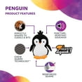 thumbnail image 6 of TrustyPup Penguin Ultrasonic Silent Squeaker Dog Toy, Soft Chew Resistant Plush, Medium, 6 of 12
