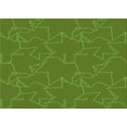 thumbnail image 1 of Ahgly Company Indoor Rectangle Patterned Seaweed Green Area Rugs, 2' x 5', 1 of 6
