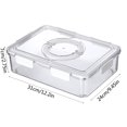 thumbnail image 3 of Ganfancp Conservación de Alimentos Caja Sellada Tanque de Almacenamiento para Cereales Caja Grande de Almacenamiento de Alimentos de Cocina Fruta Seca Té Tanque Sellado Liquidación Ventas Hoy Ofertas, 3 of 5