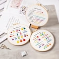 thumbnail image 5 of 3 Pack Embroidery Stitches Practice Kit for Adults, Beginners Handmade Embroidery Starter Kits with Patterns Instructions, Craft Lover Full Range of Cross Stitch DIY Stamp Kit, 5 of 7