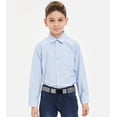 thumbnail image 4 of AWAYTR Nylon Ratchet Automatic Metal Buckle Adjustable No-Hole Boys Baseball Belts, Grey, 4 of 8