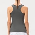 thumbnail image 4 of Women's Solid Color Yoga Vest Sports Quick Drying Vest, 4 of 4