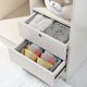 thumbnail image 5 of 12-pack non-woven storage boxes foldable breathable drawer storage organizer for bras socks underwear ties gray, 5 of 5