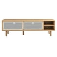 thumbnail image 4 of Modway Kurtis Modern MDF and Particleboard TV Stand for TVs up to 65" in Oak, 4 of 10