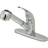 Single-Handle Kitchen Faucet With Pull-Out Spout, Polished Chrome