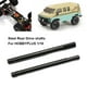 thumbnail image 3 of Vogacara Ejes VCD de transmisión trasera de acero negro para HOBBY PLUS 1/18 CR18P Rock Van Actualización de eje de acero duradero Kits de construcción modelo, 3 of 6