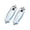 Silver, variant on ZELVINN 2Pcs Squid Shape Shifting Pens Ergonomic Grip Ballpoint Pens for Daily Writing Note Taking Journaling