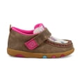 thumbnail image 2 of TWISTED X Infant's Driving Moc Bomber/White Multi/Pink Casual Shoes, Size: 9, Width: M, 2 of 6