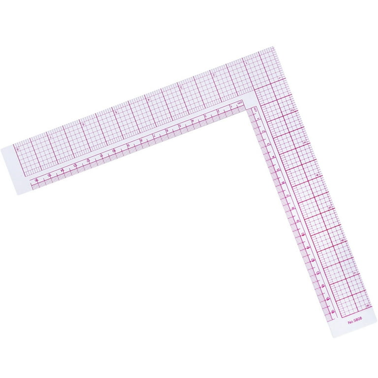 Sewing Wedge Ruler Ultrathin Acrylic Measuring Ruler With 60 And 120  Degrees DIY Quilting Template Transparent Triangle
