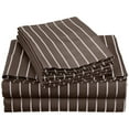 thumbnail image 2 of Superior Luxurys Cotton-Blend Bahama Stripe Deep Pocket Sheet Set with Bonus Pillowcases, 2 of 3