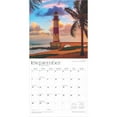 thumbnail image 4 of World's Greatest Lighthouses 2025 12 X 24 Inch Monthly Square Wall Calendar Foil Stamped Cover Plastic-Free (Wall), 4 of 9