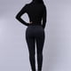 thumbnail image 3 of Qarigey Jeans Cintura alta Pantalones de mezclilla ajustados Mujer Pantalones largos ajustados Prendas para la parte inferior del cuerpo Negro METRO, 3 of 7