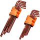 thumbnail image 1 of Juego de 18 llaves Allen Torx: T10-50, cabeza esférica: 1,5-10 mm, juego de llaves hexagonales profesionales (CRV), 1 of 2