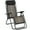 Grey, variant on Patiojoy Folding Recliner Patio Rattan Zero Gravity Lounge Chair With Headrest Brown