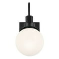 thumbnail image 4 of 55149BK Kichler Lighting Hex - 1 Light Wall Sconce-11.5 Inches Tall and 5.75 Inches Wide-Black Finish, 4 of 8