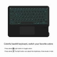 thumbnail image 6 of Deutsch Wireless Bluetooth Backlight Touchpad Keyboard For Phone iPad Tablet Laptop German keyboard For Android iOS Windows, 6 of 10