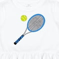 thumbnail image 4 of Inktastic Blue Tennis Racket and Ball Girls Toddler Dress, 4 of 5