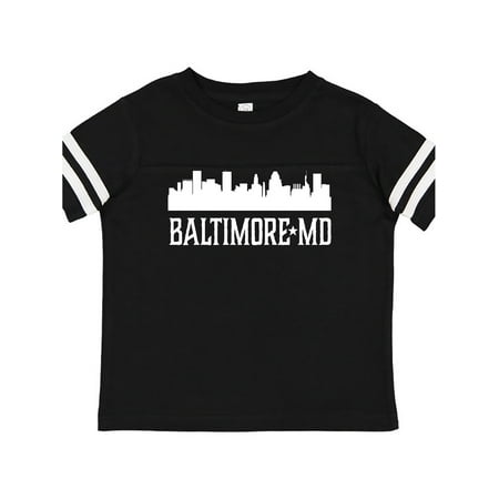 

Inktastic Baltimore Maryland Skyline City Silhouette Gift Toddler Boy or Toddler Girl T-Shirt