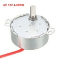 thumbnail image 5 of Uxcell Synchronous Gear Motor AC 12V 4-5RPM 50-60Hz CCW/CW 4W for Electric Fan, 5 of 5