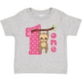 thumbnail image 3 of Inktastic Pink Sloth 1st Birthday Girls Baby T-Shirt, 3 of 5