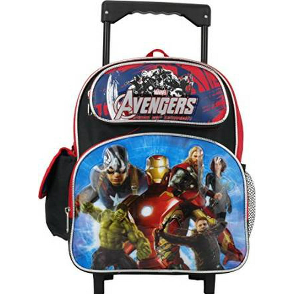 Marvel Small Rolling Backpack Avengers School Bag New 613051