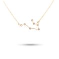 thumbnail image 1 of Ins Constellations Theme Friendship Necklace Rhinestone Comfortable Delicate with Display Card Pendant for Lover Festival Gifts Gemini gold, 1 of 6