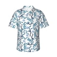 thumbnail image 2 of Goofa Hand Drawn Snake Hawaiian Shirt for Men, Unisex Summer Beach Casual Short Sleeve Button Down Shirts,Aloha Tropical Floral print shirt-3X-Large, 2 of 9