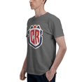 thumbnail image 4 of Costa Rica National Football Team Fashion Men'S Basic Short Sleeve T-Shirt Deep Heather Small, 4 of 5