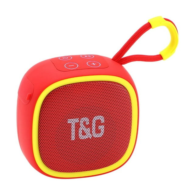 Haut-parleur Portable TG659 Son Stéréo Surround Haut-Parleur Audio Lecture Haut-Parleur 10m/32.8 Pieds Haut-Parleur Mini Sans Fil Rouge