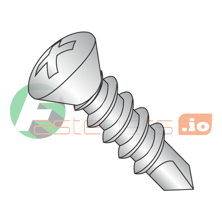 

#8 x 1 1/2 Self-Drilling Screws / Phillips / Oval Head / 18-8 Stainless Steel / #2 Drill Point (Quantity: 2 000 pcs)