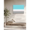 thumbnail image 5 of Teal White Grey Ombre Wall Art for Living Room,Canvas Picture Wall Decor for Bathroom Bedroom,Blue Modern Abstract Aesthetics Painting Artwork for Office Kitchen Hallway Dining Room Decor 16"x20", 5 of 8