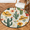 Multicolour 1, variant on CURLYOOT Round Rug 3ft Mexican Floral Area Rug, Washable Circle Mat Non Slip Floor Carpet Mat, Boho Soft Indoor Rugs for Entryway Living Room Dining Room Bedroom